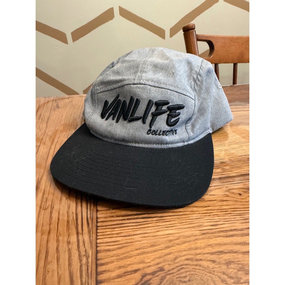 Richardson Outdoor Van Life Collective Hat Mens 5 Panel Camper Grey Black Cap